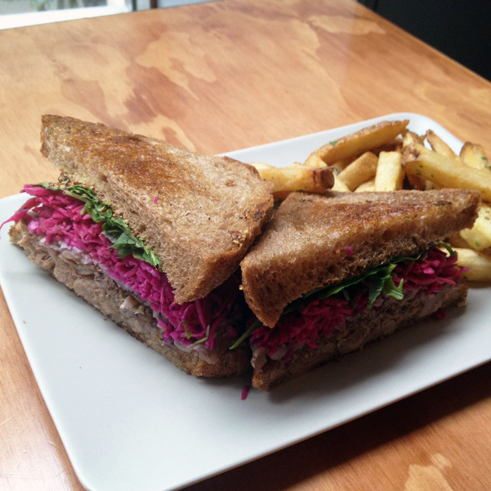 Dime Store's Duck Reuben Sandwich