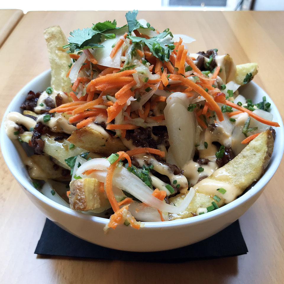 Spicy Korean Fries at Dime Store Detroit Brunch Restaurant