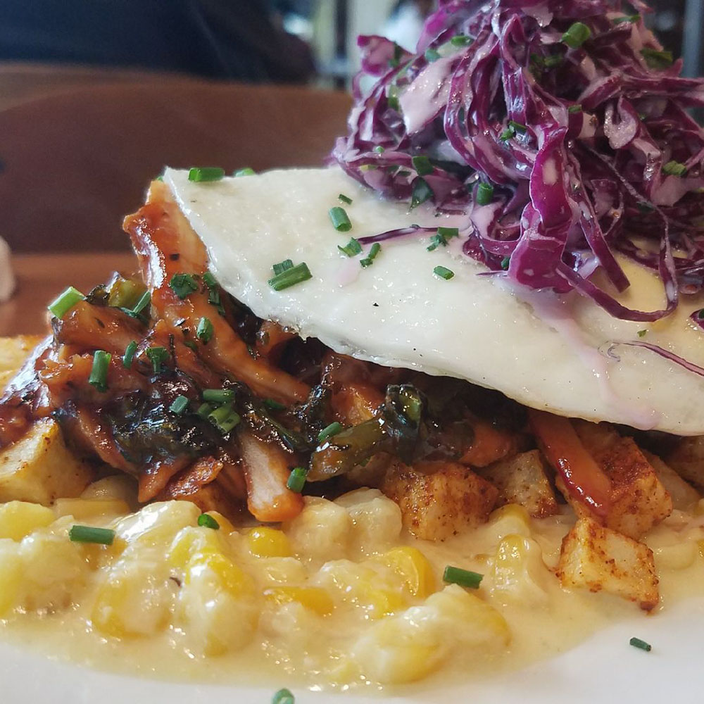 Dime Store's BBQ Chicken Hash